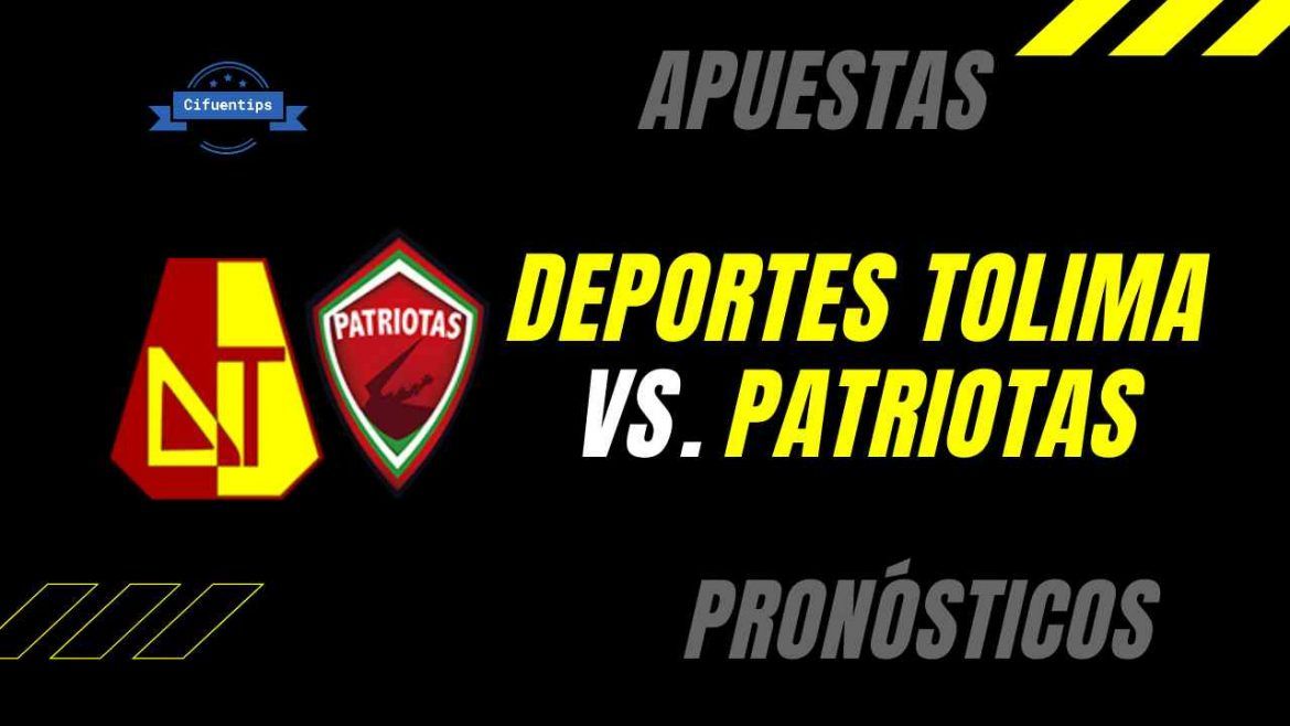 Pronóstico y apuestas Deportes Tolima vs. Patriotas