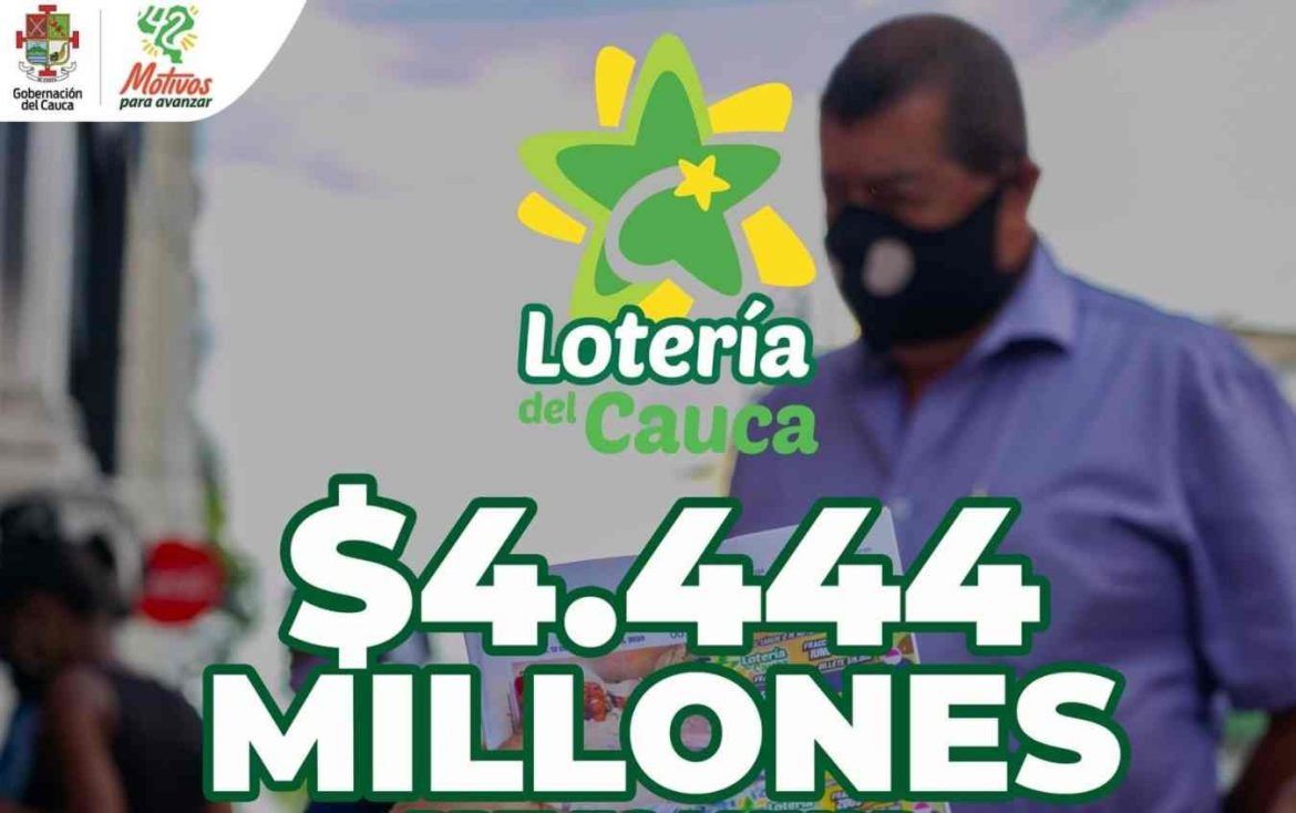 Resultado Lotería del Cauca. 22 de mayo de 2021