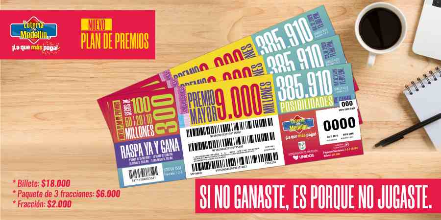 Lotería de Medellín. Resultado Sorteo 4575 del 21 de mayo de 2021