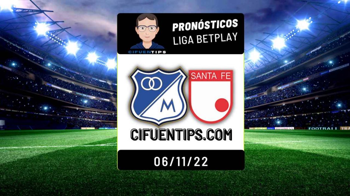 Fecha 1 por el Grupo A en los cuadrangulares Liga BetPlay II – 2022. Pronóstico para sus apuestas deportivas en Millonarios vs. Santa Fe.