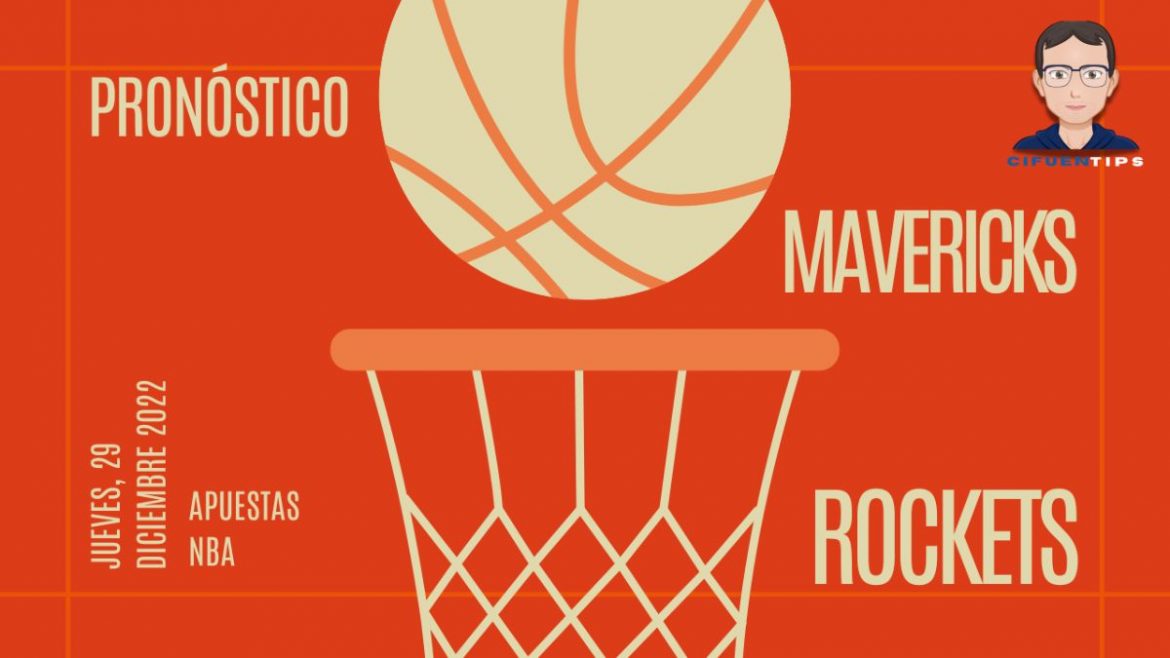 Pronóstico para sus apuestas deportivas en el compromiso de la NBA Dallas Mavericks vs. Houston Rockets de este 29 de diciembre del 2022.