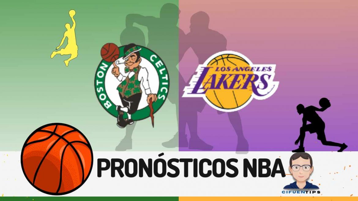 Análisis y sugerencia de pronóstico para el juego de la NBA Boston Celtics vs. Los Angeles Lakers de este sábado 28 de enero del 2022.