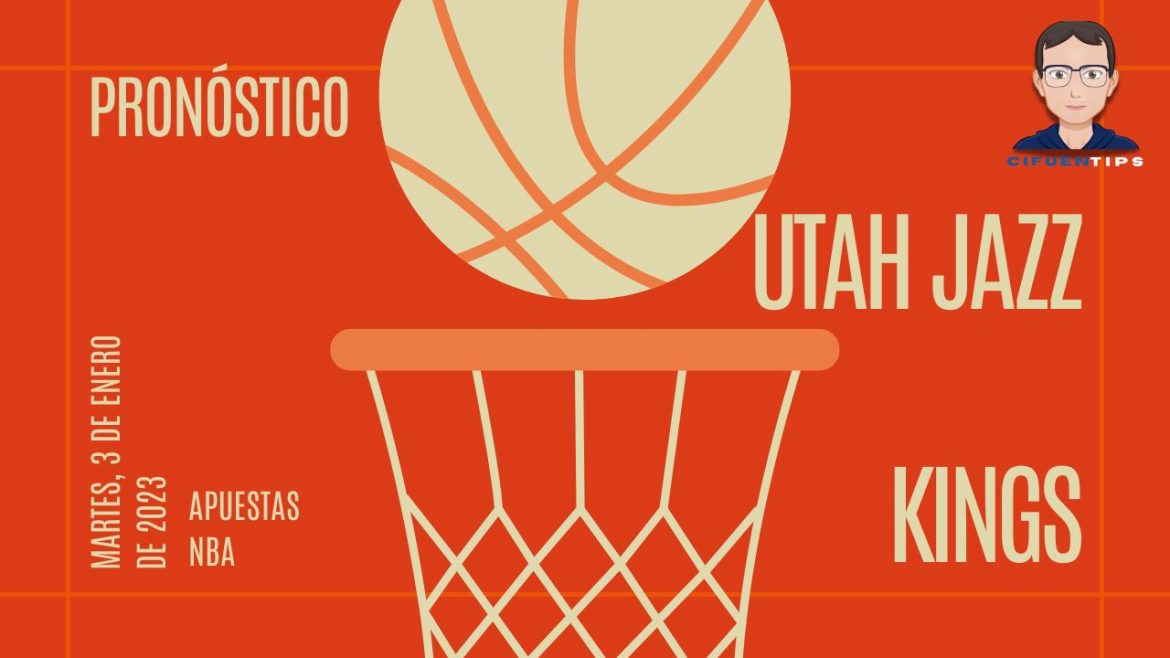 Pronóstico para sus apuestas deportivas en el partido de la NBA Utah Jazz vs. Sacramento Kings de este 3 de enero del 2023.