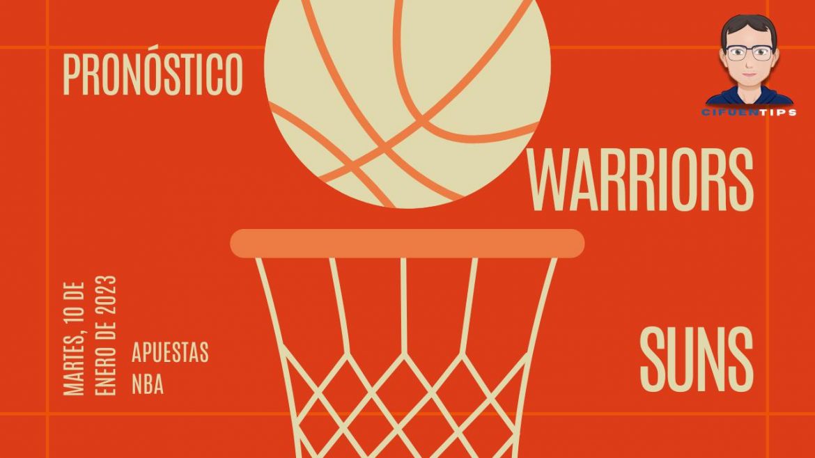 Partido de la NBA para este martes 10 de enero. Golden State Warriors vs. Phoenix Suns. Pronóstico para sus apuestas deportivas.