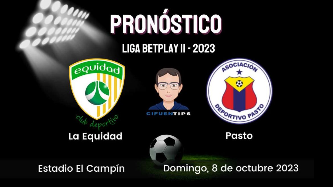 En Bogotá juegan La Equidad vs. Deportivo Pasto. Aquí está el pronóstico recomendado para sus apuestas deportivas.